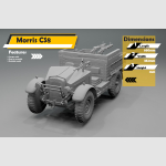 1/6 scale British WWII Morris CS8 Truck (LRDG) - Image 1