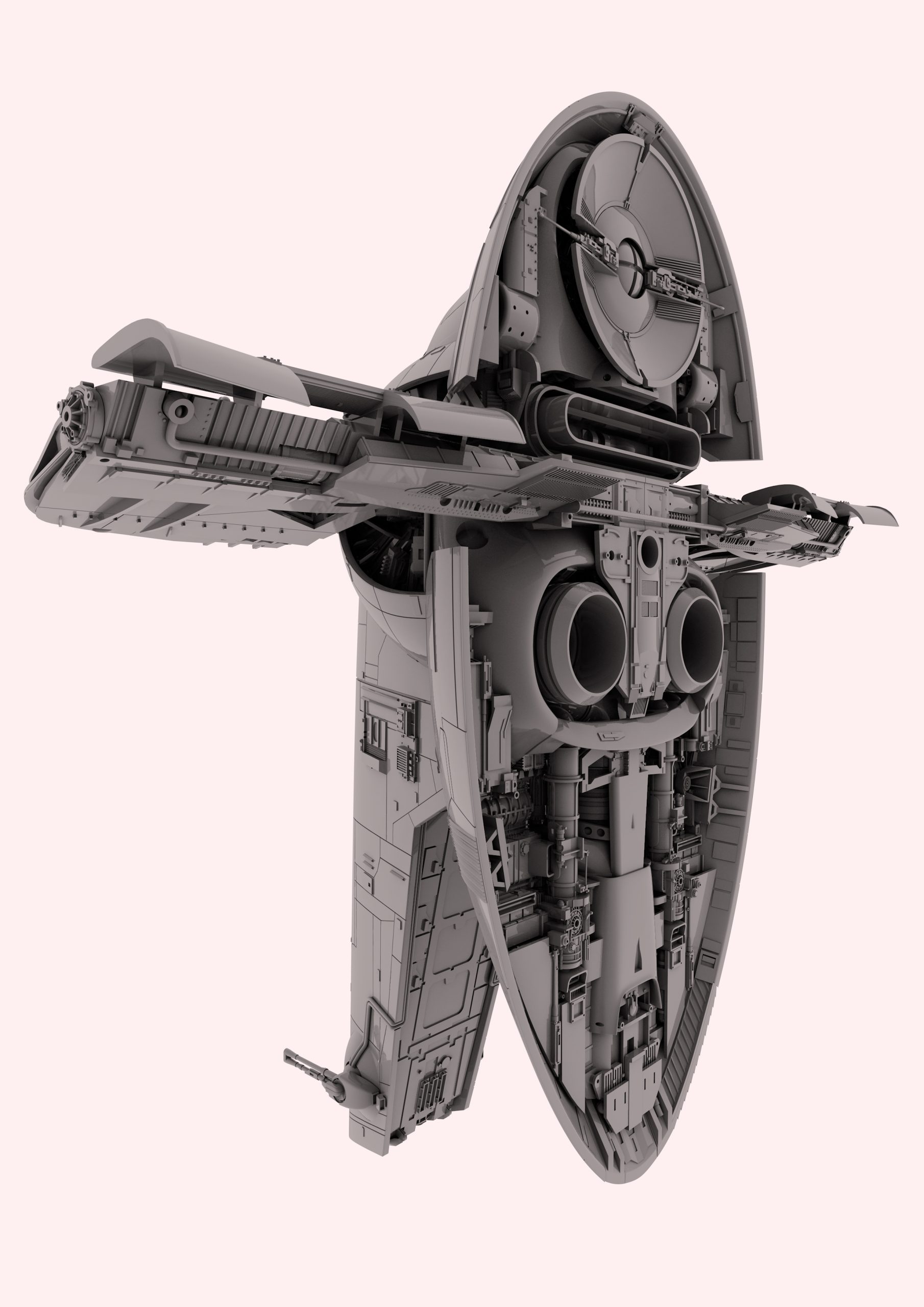 Staples and Vine studio scale Slave 1 (With lighting kit