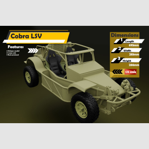 British SAS Cobra Light Strike Vehicle (LSV)