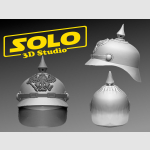 1/6 scale WWI Imperial German Prussian Infantry Pickelhaube - Image 1