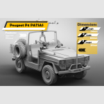 1/6 scale French Special Forces Peugeot P4 - Image 1