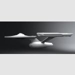 Star Trek Refit Enterprise Studio scale model (with lighting kit) - custom made - Image 4