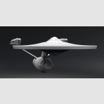 Star Trek Refit Enterprise Studio scale model (with lighting kit) - custom made - Image 9
