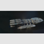Battlestar Pegasus Studio scale model with lighting kit - Image 11