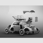 1/6 scale German WWII Opel Kadett staff Car - Image 6