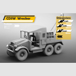 1/6 scale British WWII Morris Commercial CDSW 6x4 Wrecker - Image 1