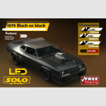 1/6 scale Mad Max 1979 Black on black V8 Interceptor - Image 1
