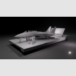 1/32 scale Aircraft Carrier deck diorama-custom made - Image 2
