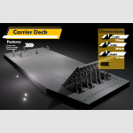 1/32 scale Aircraft Carrier deck diorama-custom made - Image 1