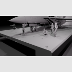 1/32 scale Aircraft Carrier deck diorama-custom made - Image 8