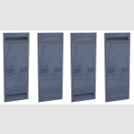 1/6 scale Star wars A New Hope Death Star Wall diorama set of 9 - Image 2