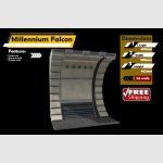1/6 scale Star Wars Millennium-falcon corridor diorama - Image 1