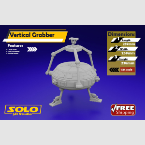 1/24 scale Space 1999 Eagle Transporter Vertical Grabber model -custom made
