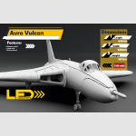 1/48 scale Avro Vulcan ( with lighting kit) custom made model - Image 1