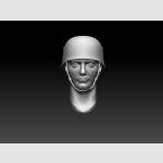 1/6 scale German WWII Head sculpt #3 custom made model - Image 4