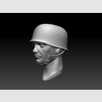 1/6 scale German WWII Head sculpt #3 custom made model - Image 5