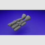 1/24 scale Space 1999 Eagle Spine Booster custom model - Image 5
