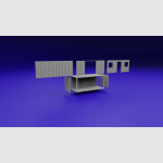 1/6 scale Modular ISO container custom made model - Image 2