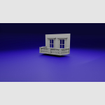 1/6 scale Balcony diorama - custom made - Image 2