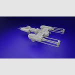 1/6 scale Star Wars Y Wing fighter custom made model - Image 3