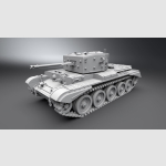 1.6 scale British WWII Cromwell tank  custom made model - Image 5