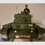 1.6 scale British WWII Cromwell tank  custom made model - Image 6